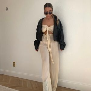 Boohoo Cream Co-Ord Set